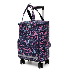 Universal wheel lightweight trolley bag handbag four-wheel shopping cart waterproof large-capacity disassembly folding trolley