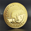 Foreign trade commemorative coin Lucky Gold Coins foreign country Dogs Coin commemorative coin Independent Coin
