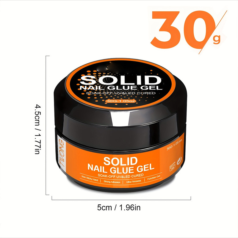 Tumu Manicure Multifunctional Solid Gel Styling Gel Long-Lasting Extension Gel Suitable for Nail Art DIY