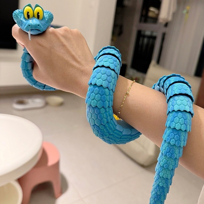 Zootopia 2 Merchandise Gary the Snake 3D Printed Movable Stress-Relief Toy Doll Children's Gift Zootopia 2 Merchandise Gary the Snake 3D Printed Movable Stress-Relief Toy Doll Children's Gift
