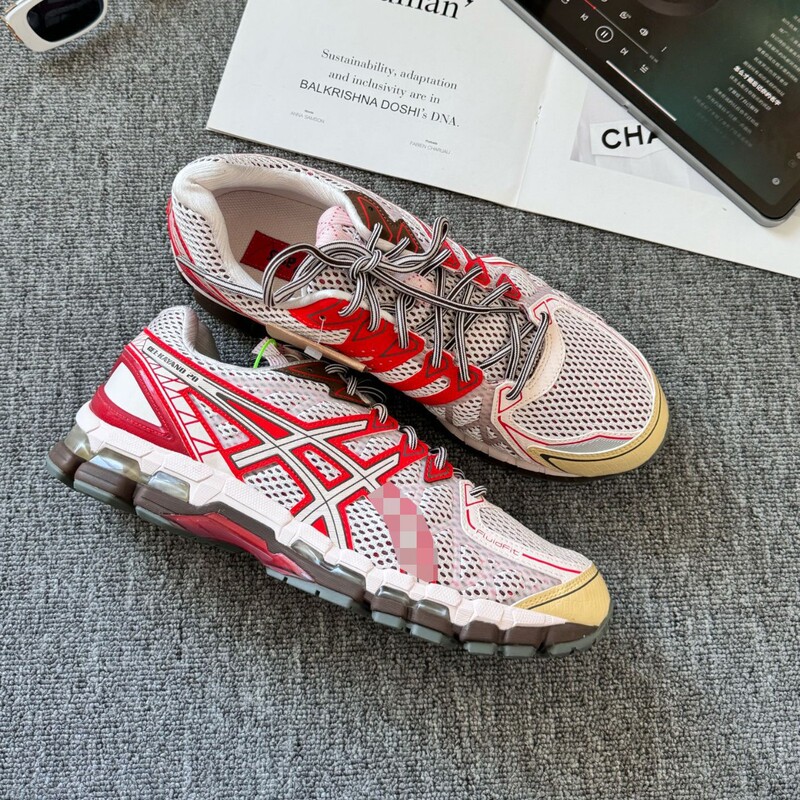 Putian Kayano20 Elastic Double-Layer Regenerated Knitted Surface Sports Shoes Cushioning Breathable Professional Casual Running Shoes