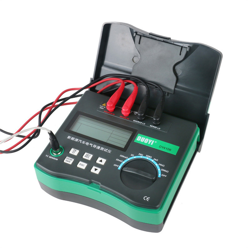 多一DY4106新能源汽车电气导通仪直流微欧姆电阻表毫欧表