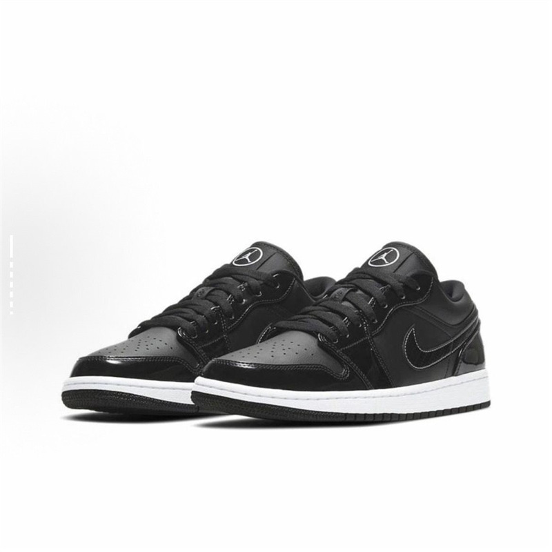 純粋なオリジナル AJ1 白黒青つま先ロートップトレンディなバスケットボールシューズキャンパス男性と女性の多用途カジュアルスポーツスケートボードシューズ|undefined