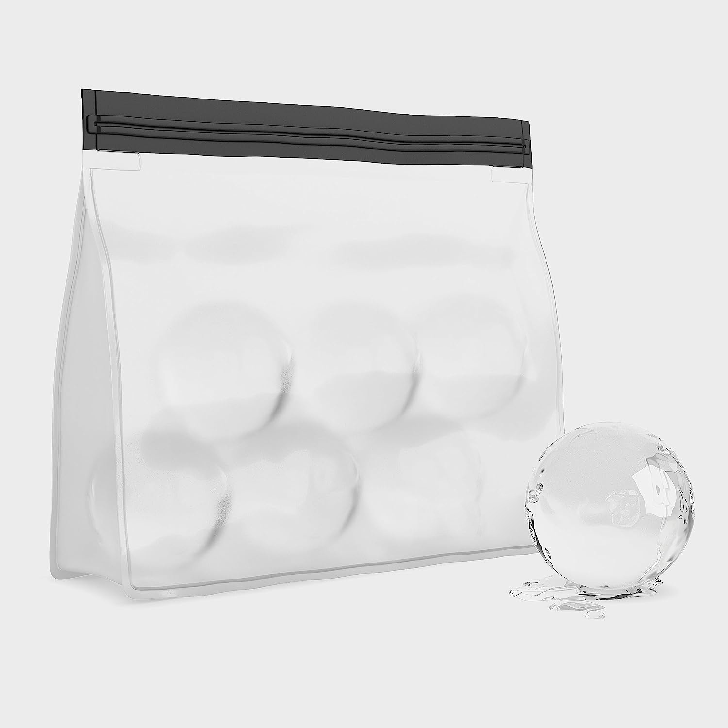 Fabricante transparente EVA bolsa de cremallera de plástico de alta frecuencia EVA bolsa de almacenamiento de cosméticos de higiene EVA bolsa de sello