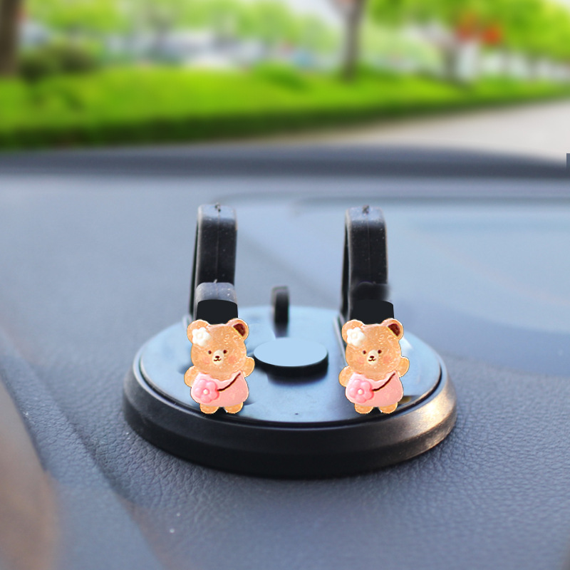 Salida de aire para automóvil Oso brillante, aromaterapia creativa, perfume para automóvil, adornos de dibujos animados, suministros de decoración, suministros para automóvil