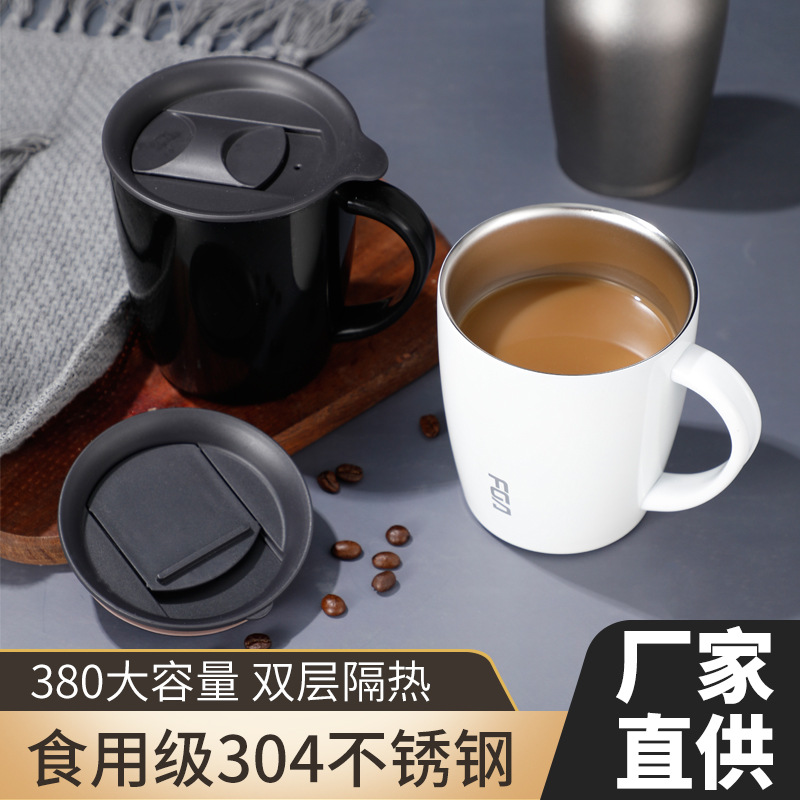 Mug insulation water cup creative stainl...