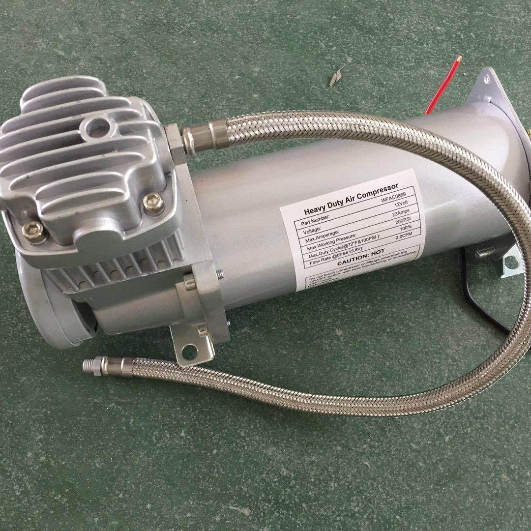 汽车悬挂改装充气泵带气瓶喇叭生产各类车载充气泵来样 加工 厂家