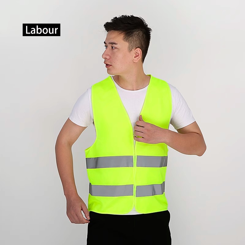 Construcción de seguridad chaleco sanitario trabajador de ropa arquitectura Meituan fluorescente chaleco de ciclismo se puede imprimir chaleco reflectante
