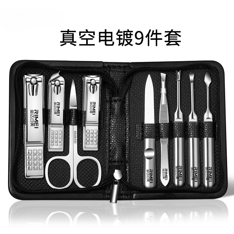 Kit de cuchillo de uñas para hombres y mujeres de pedicura de uñas muertas para el hogar de uñas 18 piezas al por mayor Jinda Rimei