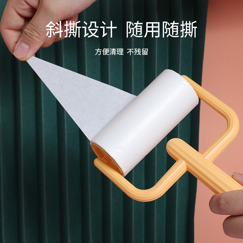 Dispositivo de pegado de pelo de mascota rodillo desgarrable dispositivo de pegado de pelo de cactus limpieza de pelo de perro suministros de limpieza de mascotas pegajosas