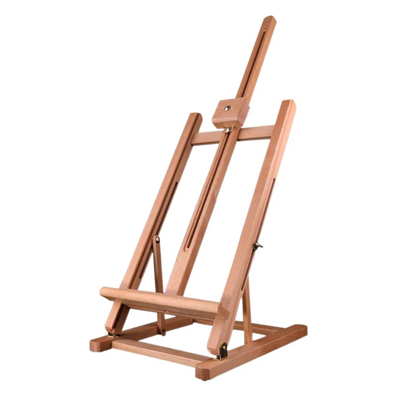 Escritorio de escritorio de madera maciza caballete teléfono móvil principiante niños pintura adulto formación pintura al óleo dibujo pintura marco