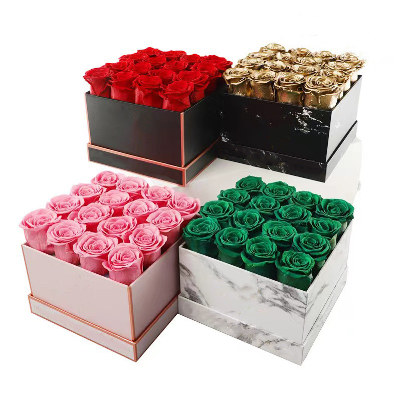 16 개의 꽃의 광장 상자