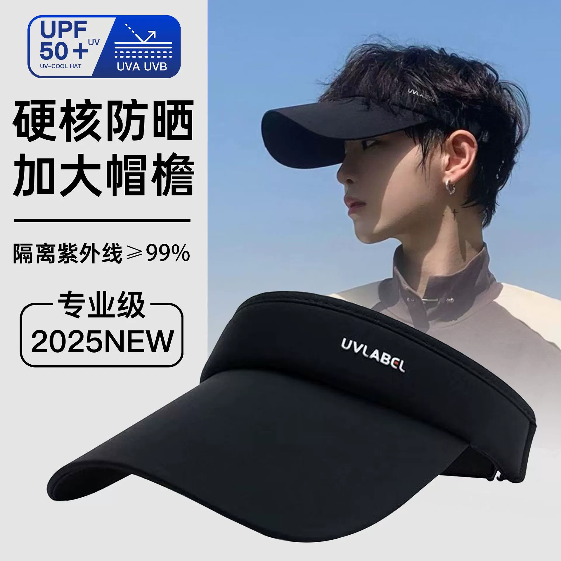 1 пустой цилиндр для защиты от солнца для мужчин