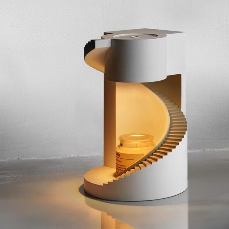 Rotating Ladder Fireless Aromatherapy Candle Melted Wax Lamp Melted Candle Lamp Bedroom Atmosphere Newlywed Engagement Gift Creative Romantic Table Lamp Rotating Ladder Fireless Aromatherapy Candle Melted Wax Lamp Melted Candle Lamp Bedroom Atmosphere Newlywed Engagement Gift Creative Romantic Table Lamp