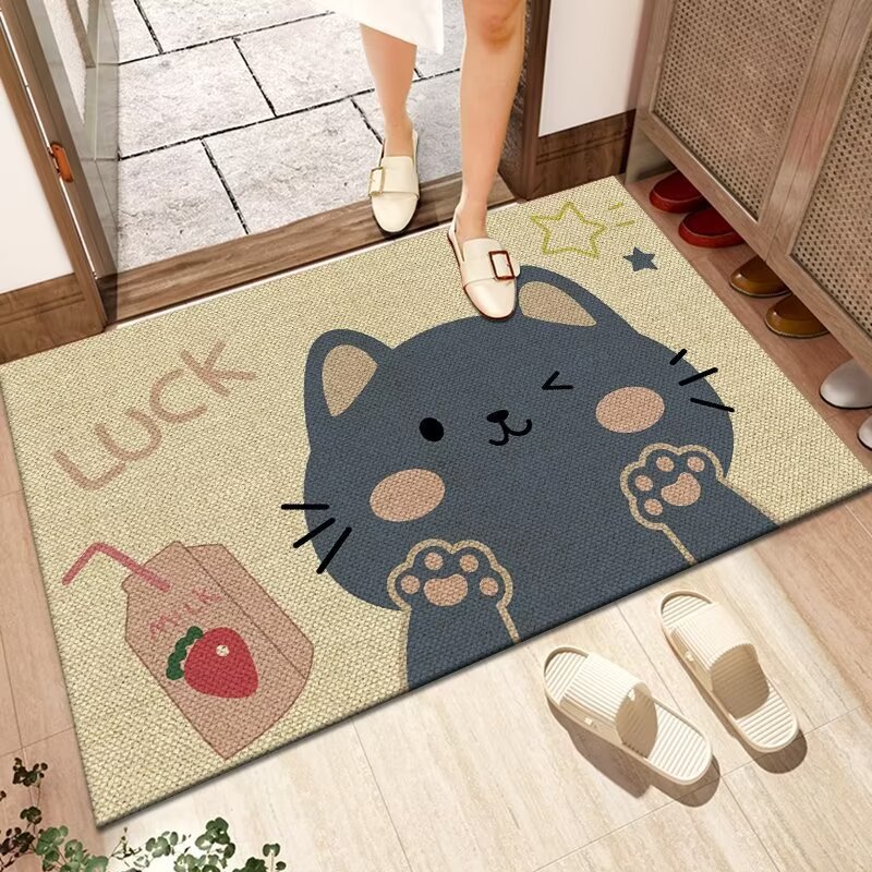 린넨 흡수성 바닥 매트 5