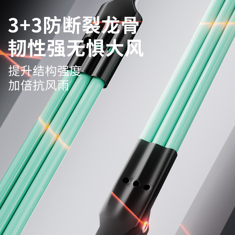 高品质机械雨伞大号双人伞自动折叠加厚加大加固防晒遮阳伞男士伞|undefined