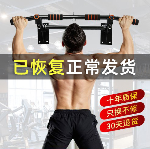 Indoor Single Bar Home Wall-Mounted Pull-Up Bar Lever Fitness Equipment Adult Pull-Up Device Double Bar Exercise Single Bar