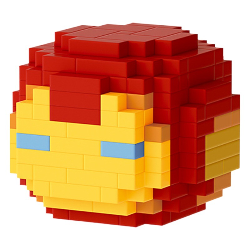 Macenham iron man capitán america spider-man cartoon pequeña partícula bloques de construcción adornos de juguete al por mayor transfronteriza