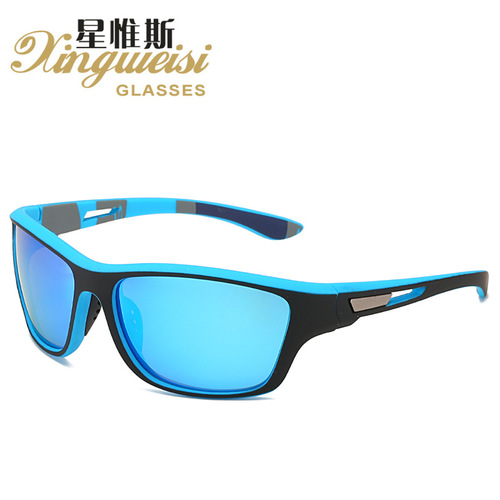 European and American cross-border fashion sports sunglasses, men's night vision polarized cycling sunglasses, visor glasses wholesale