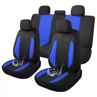 Best-Selling Model, Universal seat cover - black-and-blue-9-piece-set-nine-piece-set