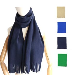 Factory direct selling anti-Pilling polar fleece scarf fleece winter warm foreign trade according to customer requirements outdoor scarf