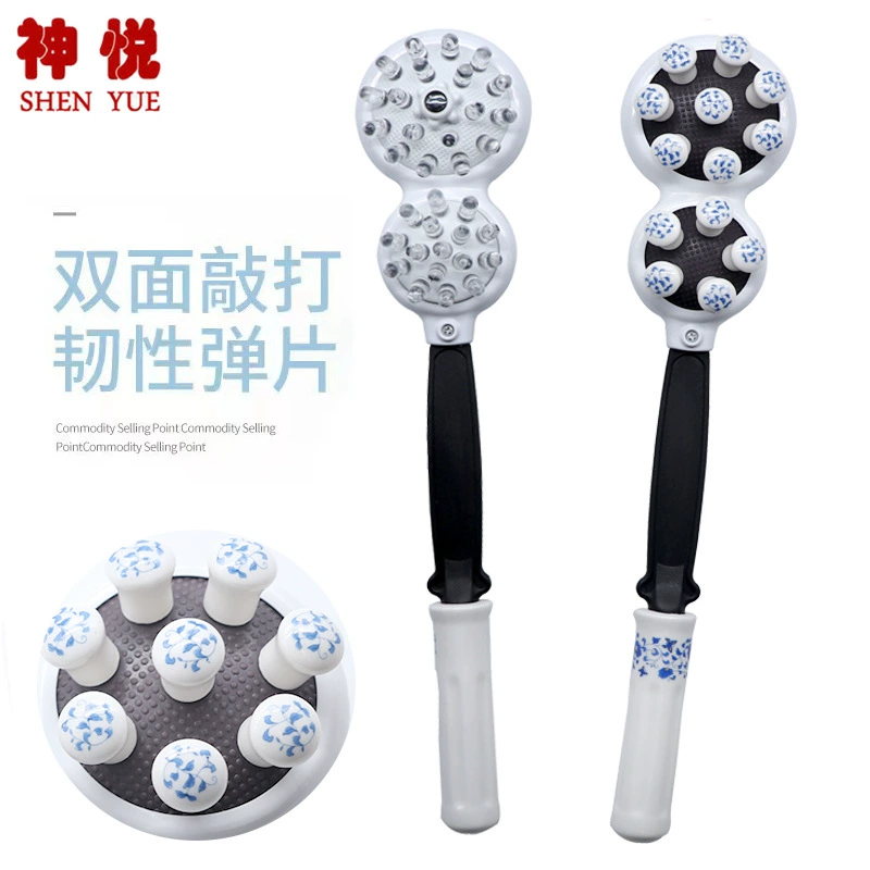 853 сине-белый фарфоровый массажный столешек многофункциональный восьмерчатый круглый головок