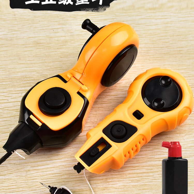 墨斗工地放线木工手摇木斗水平仪弹线耐摔画线工具墨汁默