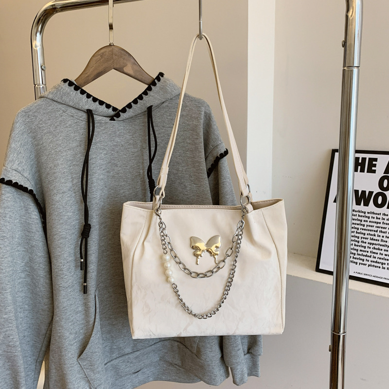 Bolsa de viaje para mujeres 2024 nueva bolsa de verano de plata para mujeres bolsa de hombro para estudiantes universitarios