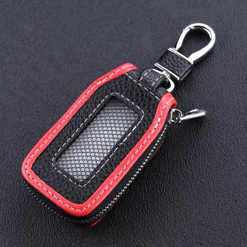 Car Key Case, Genuine Leather, Fashionable and Personalized, Unisex Style, Creative Key Cover, High-End Key Holder with Car Logo for Men and Women