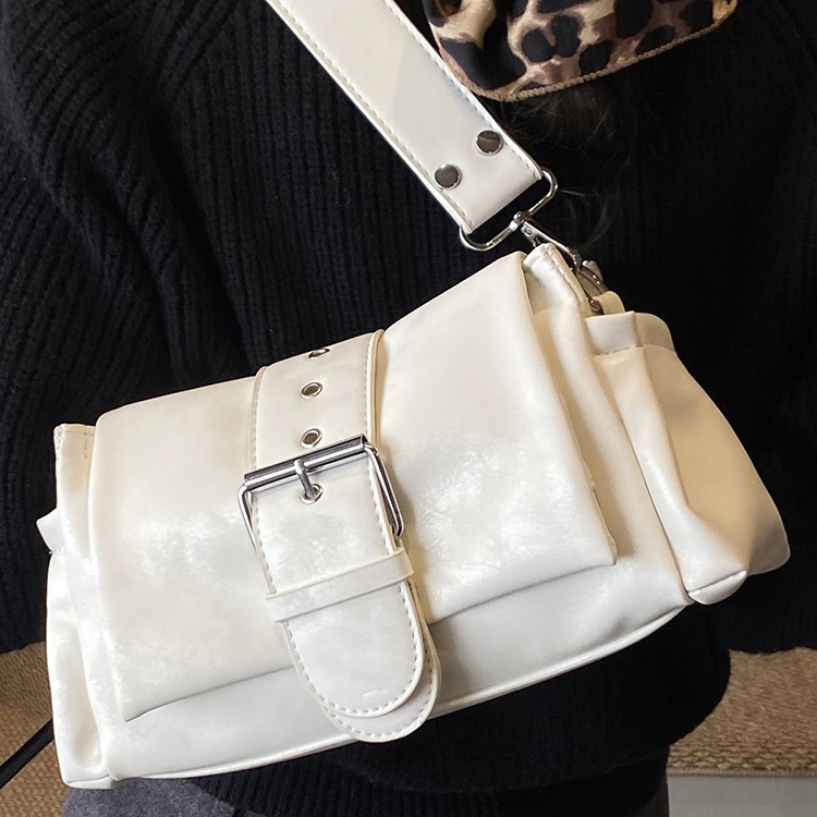 estilo coreano simple relajado hombro brazo bolsas de estilo de estilo de estilo de transporte 2026 primavera nuevo bolsas de almohada diarias image 5