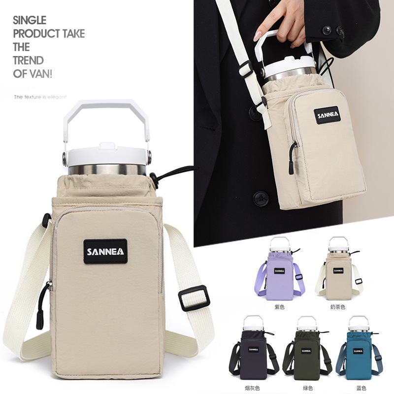 Bolsa de hervidor al aire libre para viajar y jugar bolsas de agua mineral portátiles para llevar llaves de teléfono móvil