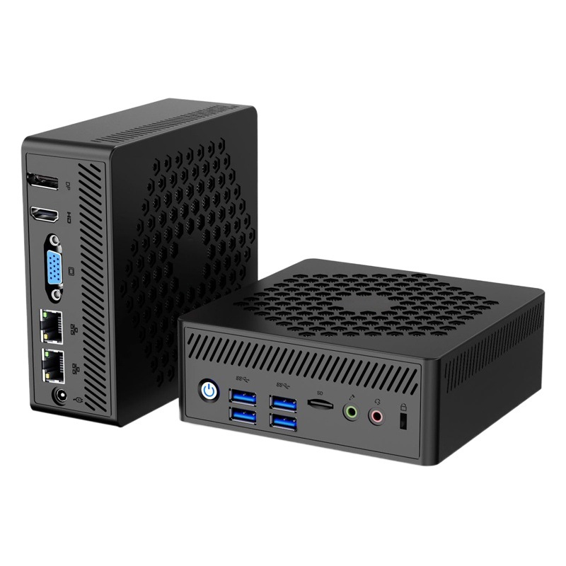 N100 mini ordenador sin ventilador host 0 ruido oficina en casa pequeño mini ordenador host mini pc