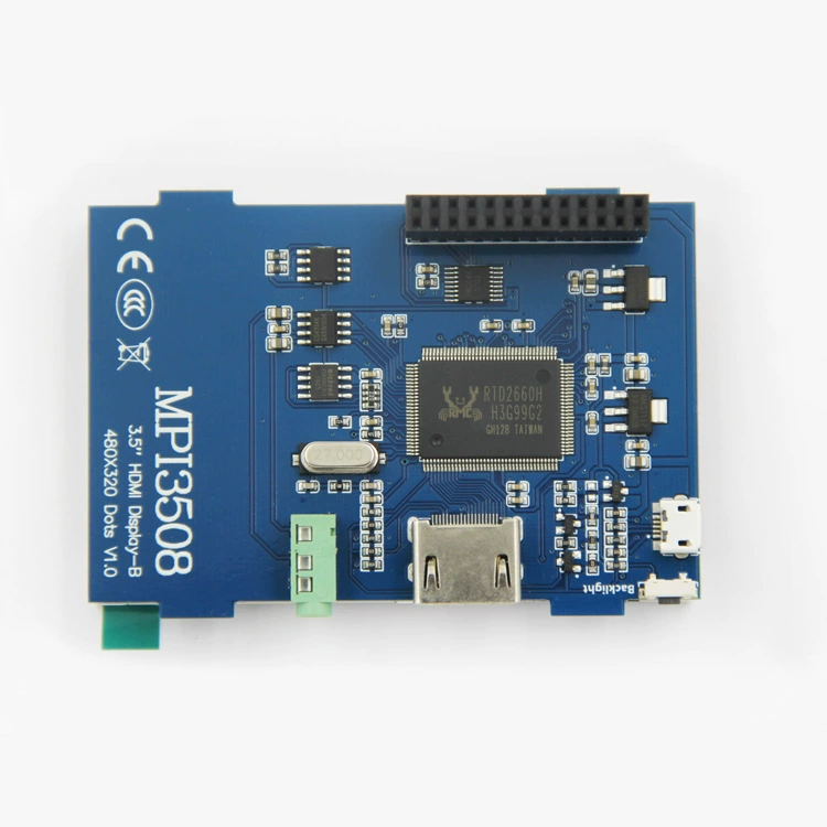 3.5 дюймовый HD HDMI экран Raspberry Pi 4 поколения 3B+ сенсорный LCD дисплей