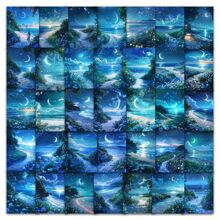 63张热卖梦与星空贴纸治愈系浪漫璀璨星河唯美墙面桌面装饰防水贴