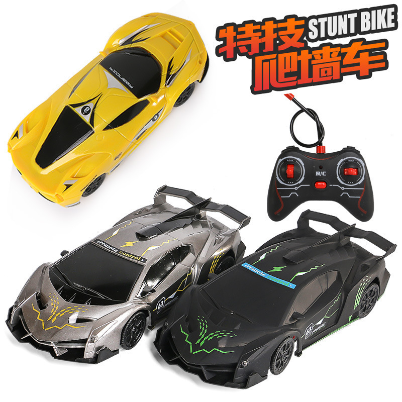 Electric remote control charging wall climbing car suction wall climbing drift stunt four-wheel drive car children's toy suction wall racing car