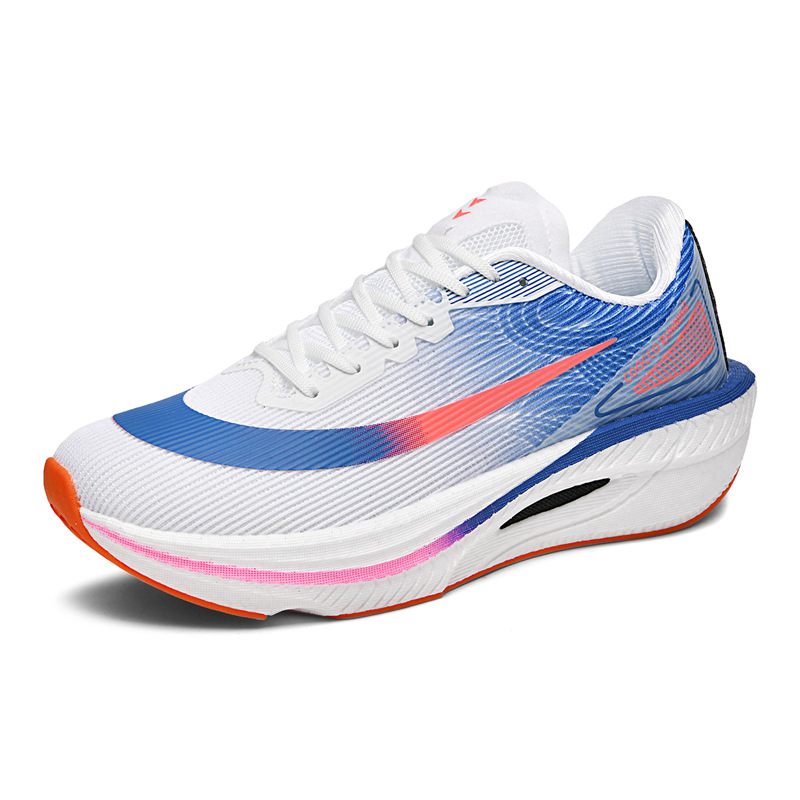 Zapatos de correr profesionales de maratón de otoño, zapatos deportivos transpirables para hombres y mujeres, zapatos de corrida de carbono ligero y amortiguador.