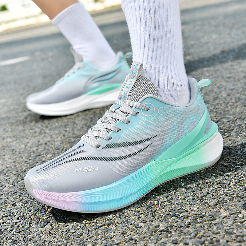 Chitu 8Pro Rebound Cushioning Carbon Plate Running Shoes Mesh Breathable Non-Slip Sports Shoes Fashionable Casual Racing Running Shoes