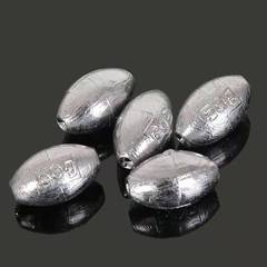 跨境廠家批發漁具配件通心鉛墜海釣鉛墜拋竿鉛墜橄欖足重鉛墜