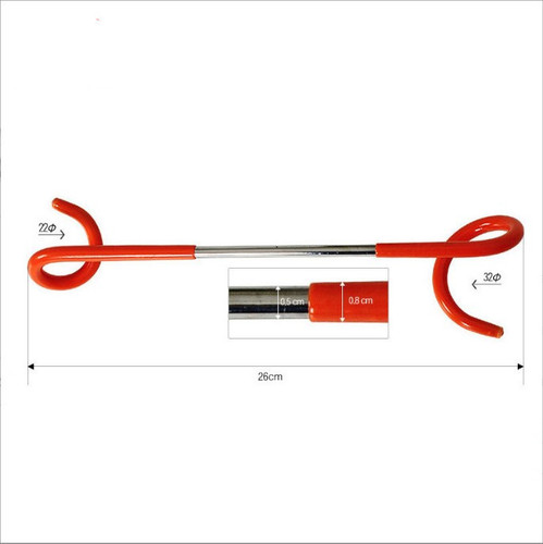 Creative pig tail hook convenient S-shaped gas lamp hook outdoor camping metal two-way camp tent light hook
