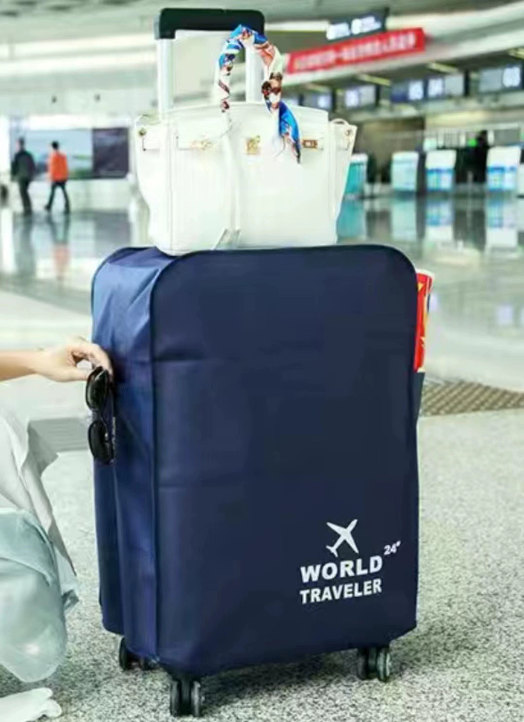 Dust cover, dustproof suitcase for traveling, protective case, increased thickness