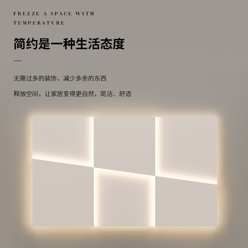 [Selección estricta] lámpara de techo nórdica diseño geométrico rectangular lámpara de vestíbulo moderna y simple lámpara de estudio personalizada