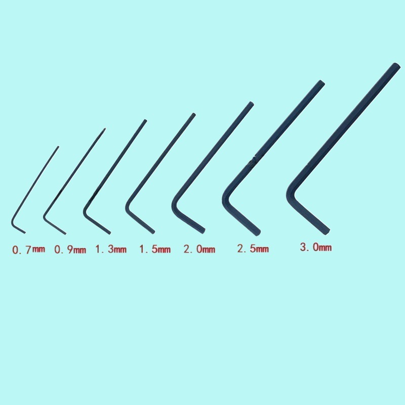 0.70.91.3内六角扳手公英制1.5-3MM热理精密黑化7件套L型迷淳枫