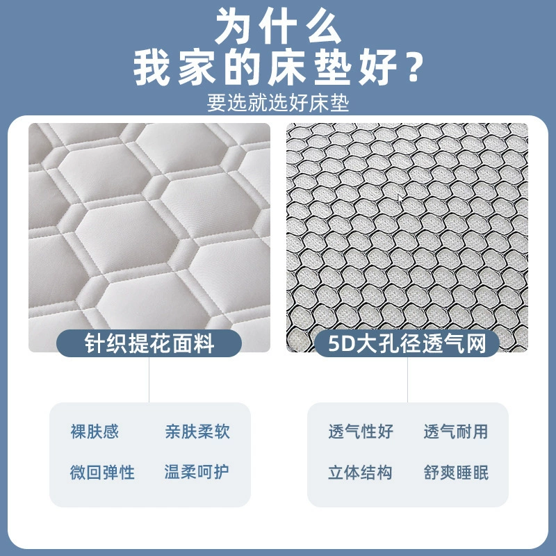 家用双人床垫学生宿舍上下铺软垫子加厚款褥子防滑可折叠不塌床垫