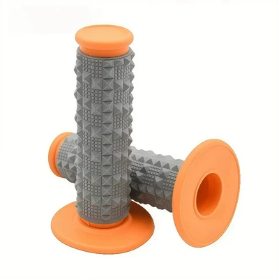 Handlebar Grips Modified with Imported: Motorcycle Handle Cover - orange