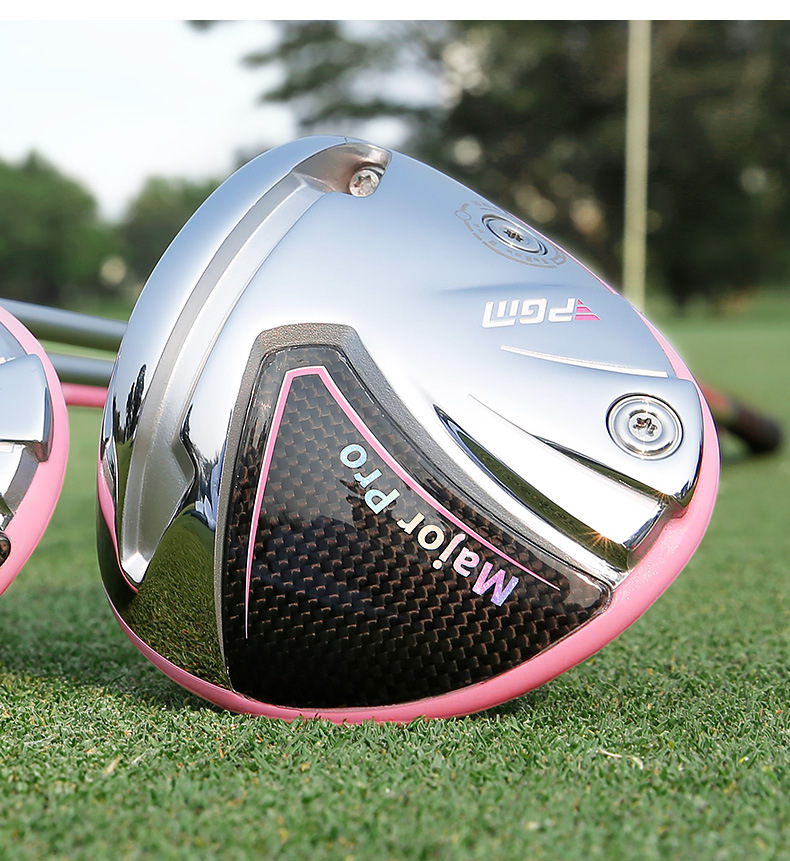 Bộ gậy golf PGM Major Pro nữ sợi carbon titan số 1 có thể điều chỉnh góc — Sakura Pollen #1 trục gỗ hạng L Carbon [với nắp đầu], Sakura Phấn hoa # Số 3 Gỗ L Cột Carbon [Với nắp đầu], Sakura Pollen # Số 5 trục gỗ hạng L Carbon [Có mũ trùm đầu], Sakura Phấn hoa #4h Thanh sắt L Thanh Carbon [với nắp đầu] chi tiết 10