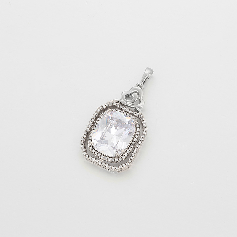 Xuping moda cuadrado colgante de aleación de cobre colgante de estilo simple colgante de estilo colgante al por mayor mujer