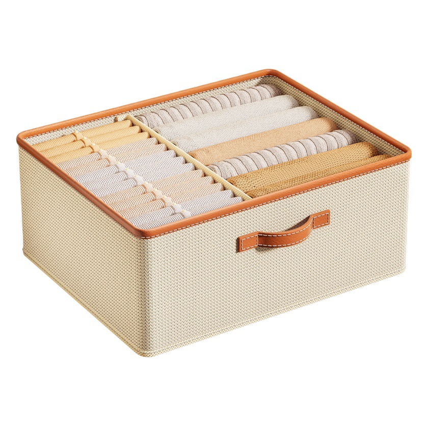 Caja de almacenamiento de ropa plegable caja de almacenamiento de ropa interior armario clasificación caja de almacenamiento ropa doméstica artefacto de almacenamiento