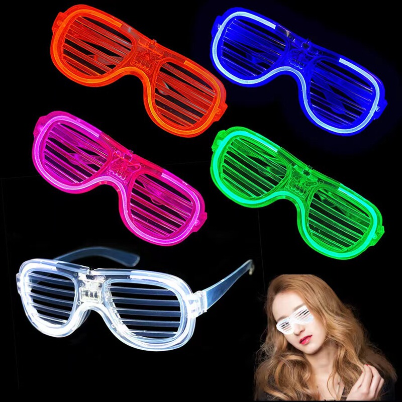 Led Light-Up Glasses for Parties and Bars, Lively Atmosphere Props, Cheering Atmosphere Props, Glowing Eye Glasses