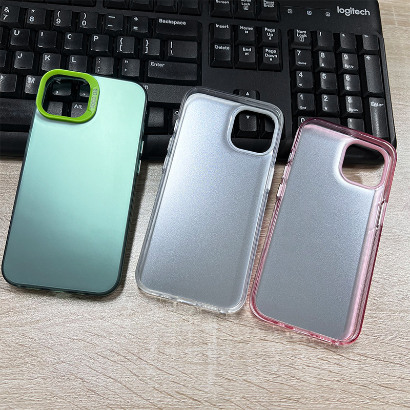 Apple 16promax 携帯電話ケース 7 新しい iPhone15 落下防止 17 保護カバーに適したハイエンド IMD カラーシルバー|undefined