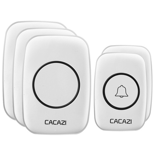 A10 Wireless Long-Range Villa Home Doorbell Dual/Triple Push Button Entry Call Bell Elderly Call Reminder